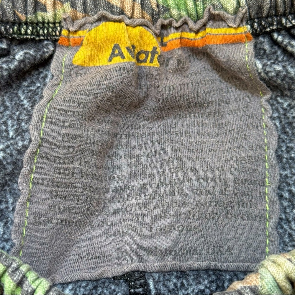 AVIATOR NATION GREEN ORANGE TIGER JUNGLE PRINT DRAWSTRING WAIST 5 STRIPE SHORTS - Picture 8 of 16